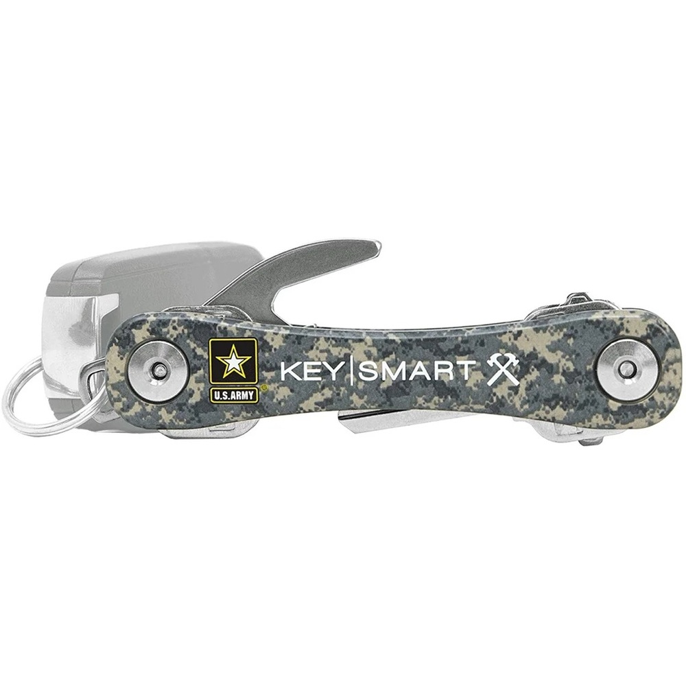 New U.S. Army Black and Gold KeySmart Compact Key Holder